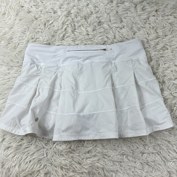 Lululemon Pace Rival Skirt (Regular) *4-way Stretch 13" White - Picture 4 of 5